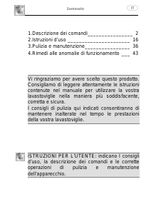 Manuale Whirlpool WP 3900 LP Lavastoviglie