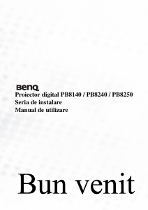 Manual BenQ PB8140 Proiector