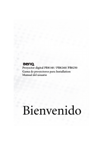 Manual de uso BenQ PB8250 Proyector