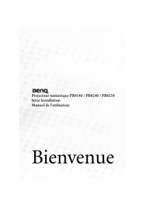 Mode d’emploi BenQ PB8250 Projecteur