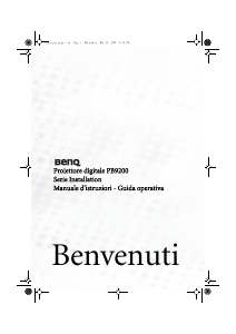 Manuale BenQ PB9200 Proiettore