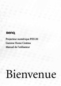 Mode d’emploi BenQ PE5120 Projecteur