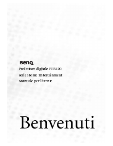 Manuale BenQ PE5120 Proiettore