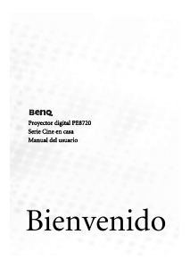 Manual de uso BenQ PE8720 Proyector