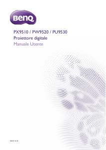 Manuale BenQ PW9520 Proiettore