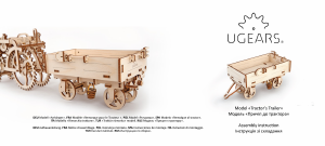 Manual Ugears set 006 Mechanical Models Trailer