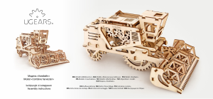 Handleiding Ugears set 011 Mechanical Models Oogstmachine