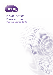 Manuale BenQ PX9600 Proiettore