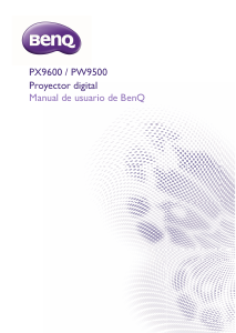 Manual de uso BenQ PX9600 Proyector
