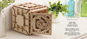 Manual de uso Ugears set 012 Mechanical Models Caja fuerte