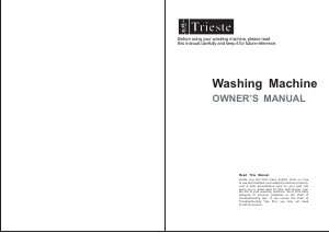 Manual Trieste TRWTL-60 Washing Machine