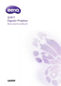 Bedienungsanleitung BenQ SU917 Projektor