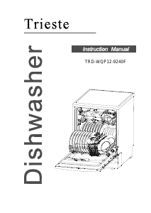 Handleiding Trieste TRD-WQP12-9240F SS Vaatwasser