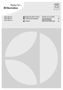 Manual Electrolux EWS126410W Mașină de spălat