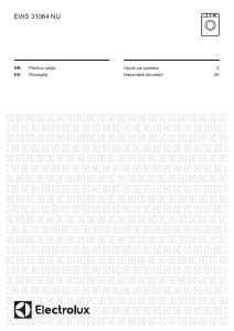 Priručnik Electrolux EWS31064NU Stroj za pranje rublja