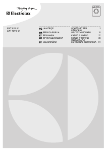 Rokasgrāmata Electrolux EWT10115W Veļas mašīna