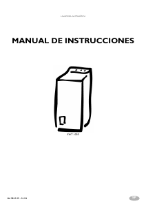 Manual de uso Electrolux EWT1020 Lavadora