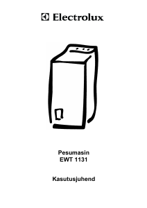 Kasutusjuhend Electrolux EWT1031 Pesumasin