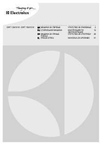 Priročnik Electrolux EWT105410W Pralni stroj