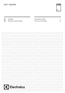 Εγχειρίδιο Electrolux EWT1062IDW Πλυντήριο