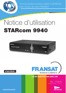 Mode d’emploi STARcom 9940 Récepteur numérique