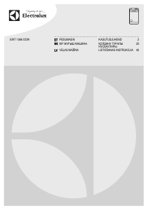 Rokasgrāmata Electrolux EWT1066ODW Veļas mašīna