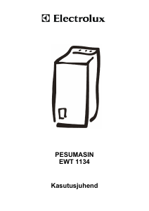 Kasutusjuhend Electrolux EWT1134 Pesumasin