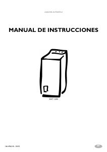 Manual de uso Electrolux EWT1200 Lavadora