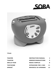 Bedienungsanleitung SOBA TT610 Toaster