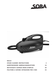 Handleiding SOBA RD410 Stoomreiniger