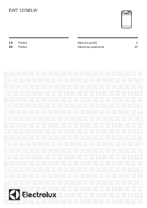 Návod Electrolux EWT1276ELW Práčka