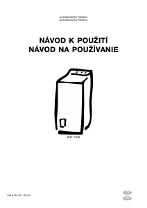 Návod Electrolux EWT1340 Práčka