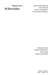 Bedienungsanleitung Electrolux EWT136451W Waschmaschine