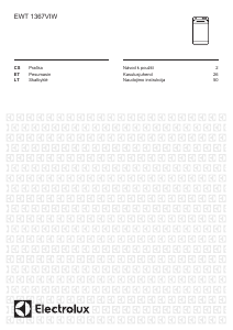 Manuál Electrolux EWT1367VIW Pračka