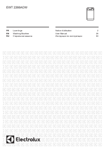 Mode d’emploi Electrolux EWT2266AOW Lave-linge