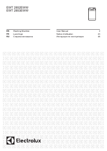 Mode d’emploi Electrolux EWT2852EWW Lave-linge