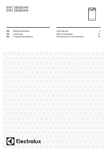 Mode d’emploi Electrolux EWT2853EWW Lave-linge