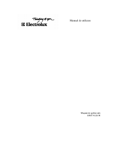 Manual Electrolux EWT9120W Mașină de spălat