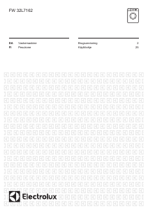 Brugsanvisning Electrolux FW32L7162 Vaskemaskine