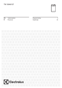 Brugsanvisning Electrolux TW30A6127 Vaskemaskine