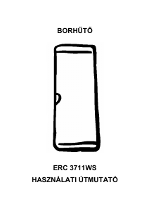 Használati útmutató Electrolux ERC3711WS Borszekrény