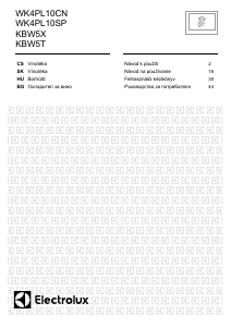Manuál Electrolux KBW5T Vinotéka