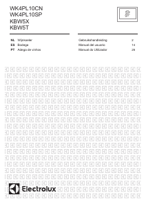 Manual de uso Electrolux KBW5X Vinoteca