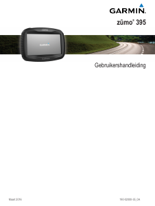 Handleiding Garmin zumo 395 Navigatiesysteem