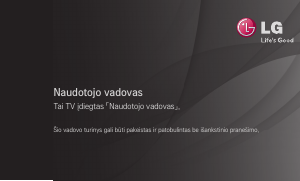 Vadovas LG 32LS5620 LED televizorius