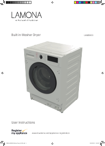 Handleiding Lamona LAM8900 Was-droog combinatie