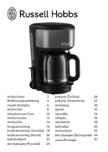 Manual de uso Russell Hobbs 20131-56 Colours Máquina de café