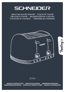 Bedienungsanleitung Schneider SCTO4BL Toaster