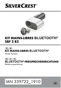 Mode d’emploi SilverCrest IAN 339722 Kit mains-libres