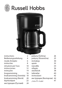 Bruksanvisning Russell Hobbs 20134-56 Colours Kaffemaskin